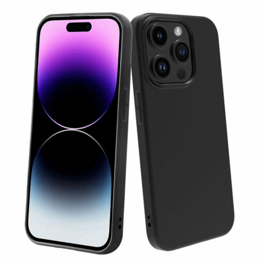 Capa para Telemóvel Muvit iPhone 15 Pro Preto Apple Capa para Telemóvel Muvit iPhone 15 Pro Preto Apple