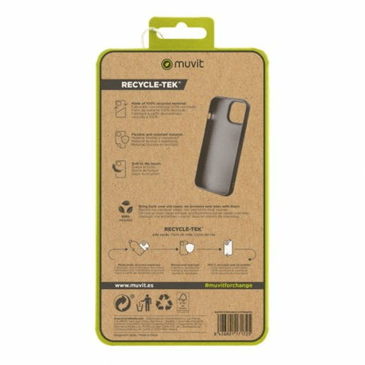 Capa para Telemóvel Muvit iPhone 15 Pro Preto Apple Capa para Telemóvel Muvit iPhone 15 Pro Preto Apple