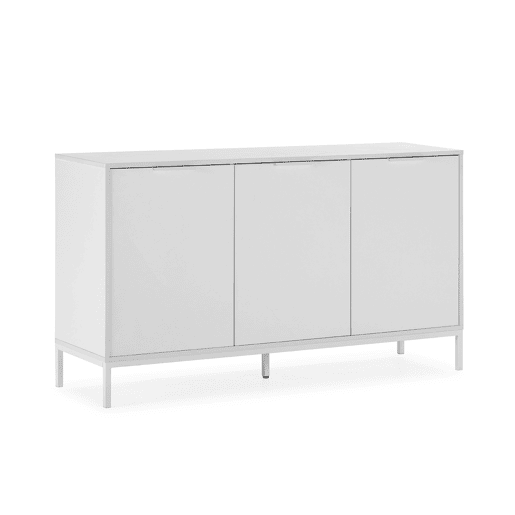 Aparador Auri 3 portas cor Branco