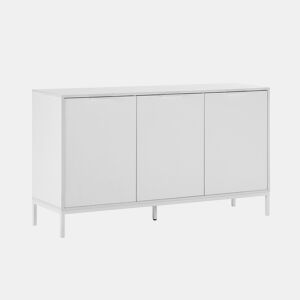 Aparador Auri 3 portas cor Branco