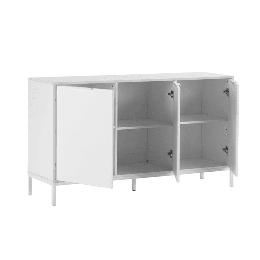 Aparador Auri 3 portas cor Branco