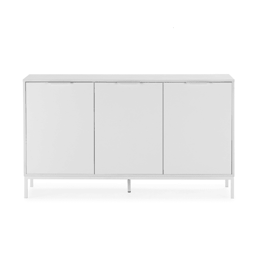 Aparador Auri 3 portas cor Branco