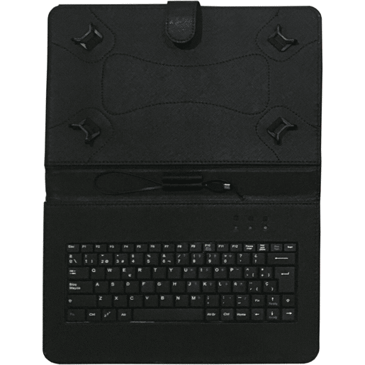 Capa para Tablet Talius CV-3006 Preto Qwerty espanhol