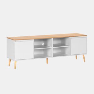 Móvel Tv Desi 2 portas cor Branco