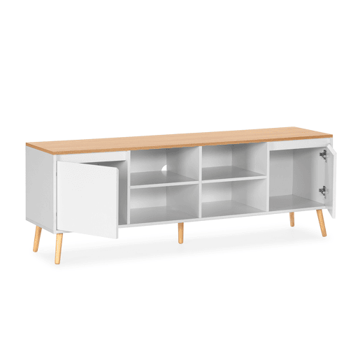 Móvel Tv Desi 2 portas cor Branco