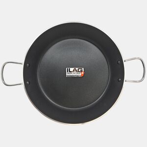 Briebe Zafrán Paella Panela Indução, 34cm, 6 Porções, Anti-aderente Ecológico PFOA-Free Alumínio Prensado, Vitrocerâmica, , Preto