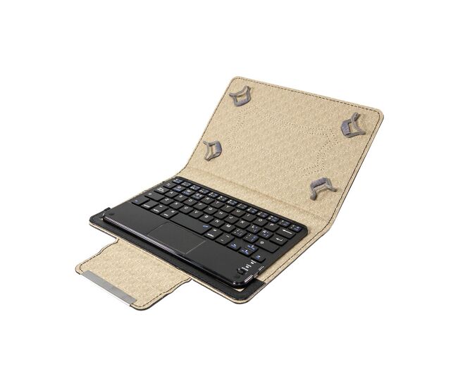 Funda para tablet talius cv-3005 negro gris qwerty español