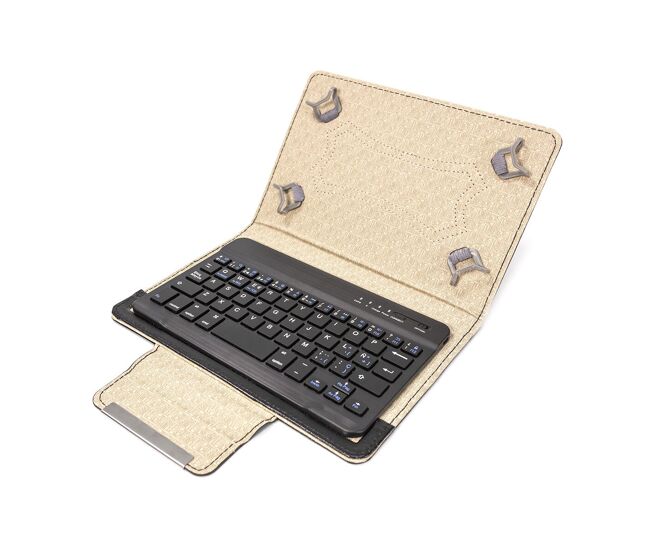 Funda para tablet talius cv-3008 negro qwerty español