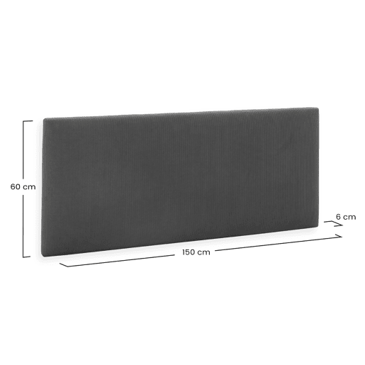 Cabeceira estofada Bari 150x60 cm Vermelho Cabeceira estofada Bari 150x60 cm Vermelho