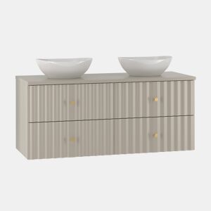 Móvel duplo lavatório 120cm Izae Caxemira