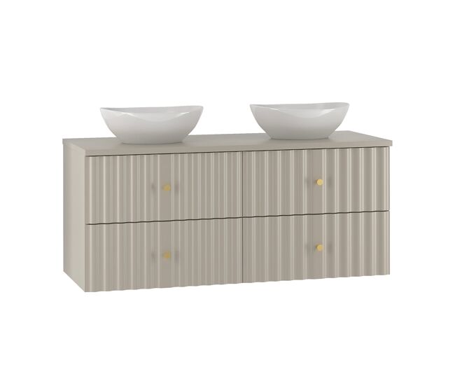 Mueble doble lavabo 120cm izae cachemira