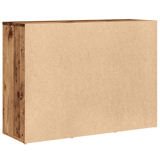 vidaXL Aparador 88x30x64 cm derivados de madeira madeira velha