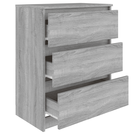 vidaXL Aparador 60x35x76 cm derivados de madeira cinzento sonoma vidaXL Aparador 60x35x76 cm derivados de madeira cinzento sonoma