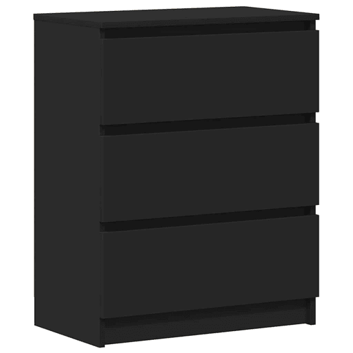 vidaXL Aparador 60x35x76 cm derivados de madeira preto vidaXL Aparador 60x35x76 cm derivados de madeira preto