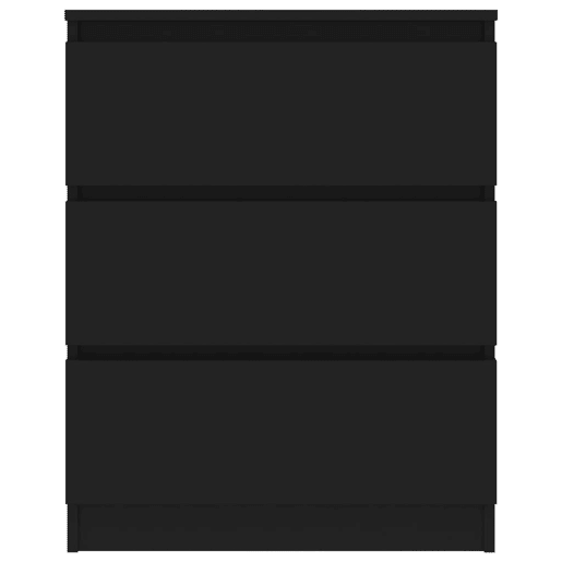 vidaXL Aparador 60x35x76 cm derivados de madeira preto vidaXL Aparador 60x35x76 cm derivados de madeira preto