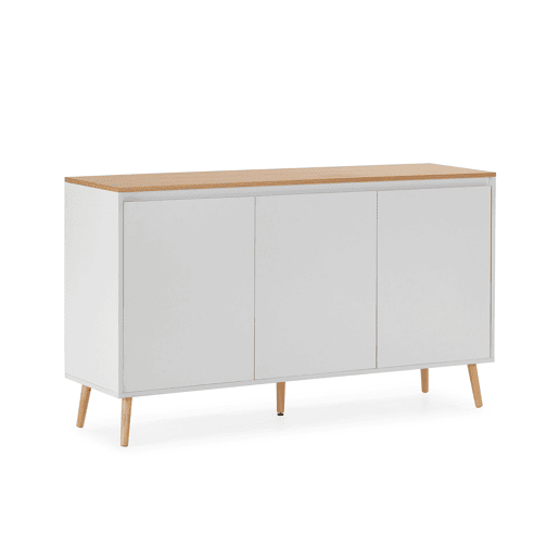 Aparador Desi 3 gavetas cor Branco Aparador Desi 3 gavetas cor Branco