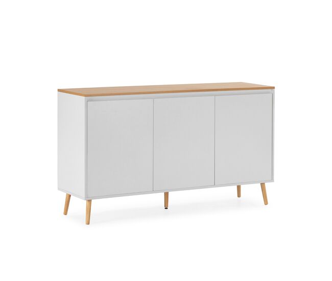 Aparador desi 3 puertas color blanco