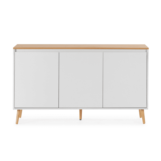 Aparador Desi 3 gavetas cor Branco Aparador Desi 3 gavetas cor Branco