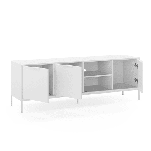Móvel tv Auri 3 portas cor Branco Móvel tv Auri 3 portas cor Branco