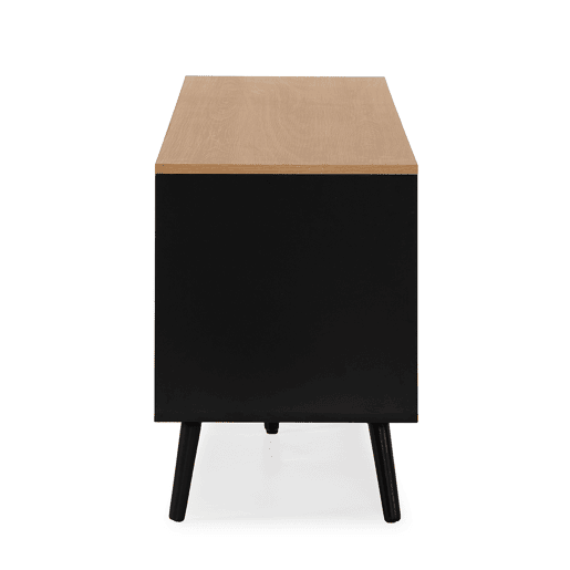 Móvel Tv Desi 2 portas cor Preto