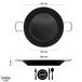 Paellera Briebe Zafrán PP1149-34 Paellera Briebe Zafrán PP1149-34 Negro