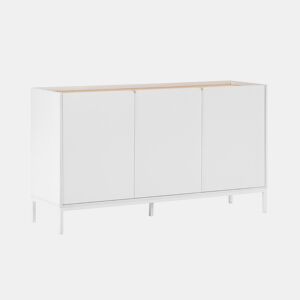 Aparador Curva 3 portas cor Branco