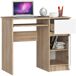 Escritorio de ordenador AKORD PIKSEL derecho 1 puerta 1 cajón 90x50 Escritorio de ordenador AKORD PIKSEL derecho 1 puerta 1 cajón 90x50 Blanco/ Madera