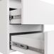Escritorio de ordenador AKORD A7 izquierda 4 cajones 90x50 Escritorio de ordenador AKORD A7 izquierda 4 cajones 90x50 Blanco