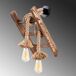 Aplique de pared Gentry VI 2 luces marca Wonderlamp Aplique de pared Gentry VI 2 luces marca Wonderlamp Marrón