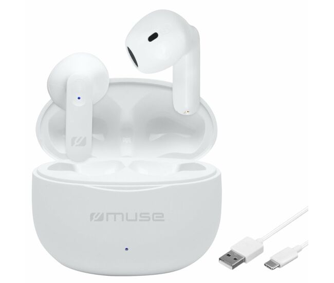 Auriculares con micrófono muse m270tws blanco blanco