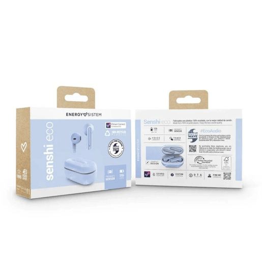 Auriculares in Ear Bluetooth Energy Sistem Senshi Eco Azul Claro