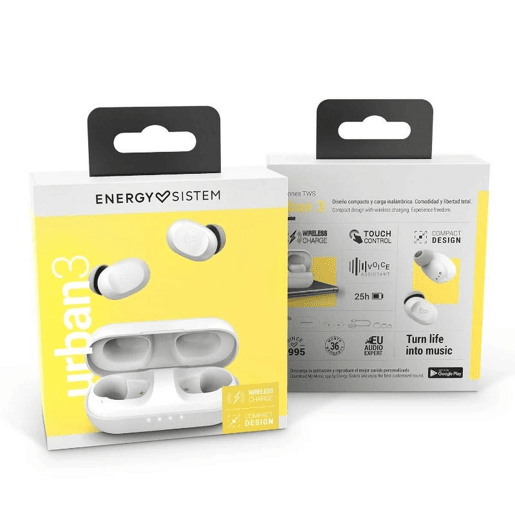 Auriculares in Ear Bluetooth Energy Sistem Urban 3 Branco