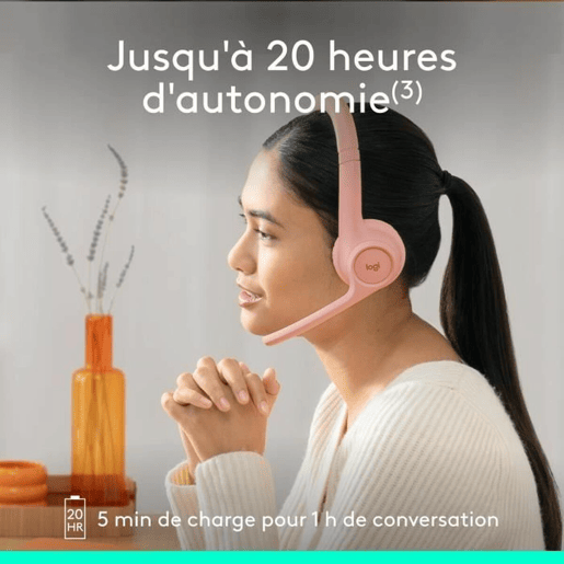 Cabo USB Logitech 981-001412 Cor de Rosa Cabo USB Logitech 981-001412 Cor de Rosa