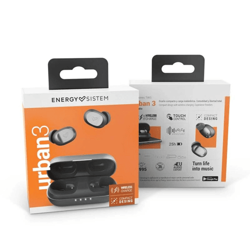 Auriculares in Ear Bluetooth Energy Sistem Urban 3 Preto