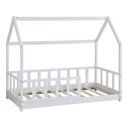 Cama cabine de madeira Charlotte - Branca - 80 x 160 cm - Cama cabine de madeira Charlotte - Branca - 80 x 160 cm -