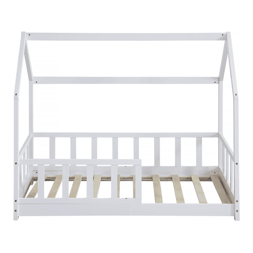 Cama cabine de madeira Charlotte - Branca - 80 x 160 cm - Cama cabine de madeira Charlotte - Branca - 80 x 160 cm -