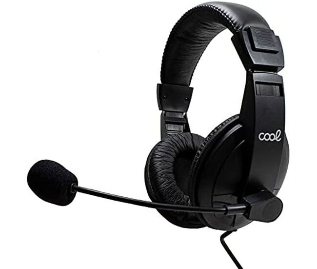 Auriculares con micrófono cool montana negro