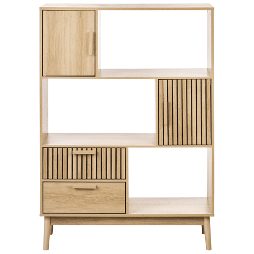Estante LYNWOOD 140 cm Castanho claro
