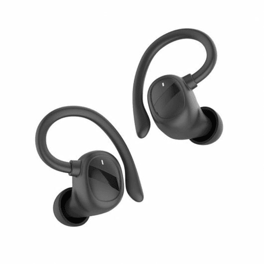 Auriculares Sem Fios com Estojo de Carregamento Cool Fit Sport Preto