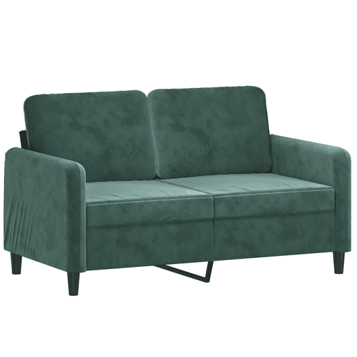 vidaXL 2 pcs conjunto de sofás com almofadas veludo verde-escuro vidaXL 2 pcs conjunto de sofás com almofadas veludo verde-escuro