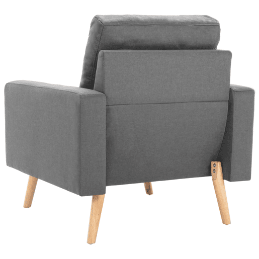 vidaXL 2 pcs conjunto de sofás tecido cinzento-claro vidaXL 2 pcs conjunto de sofás tecido cinzento-claro