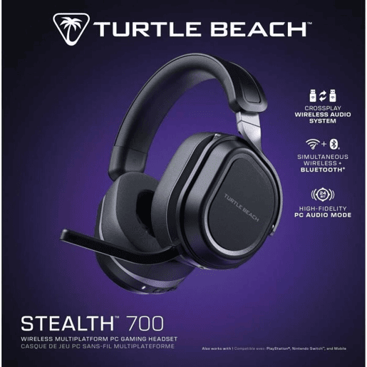 Auriculares com microfone Turtle Beach Stealth 700PC Preto