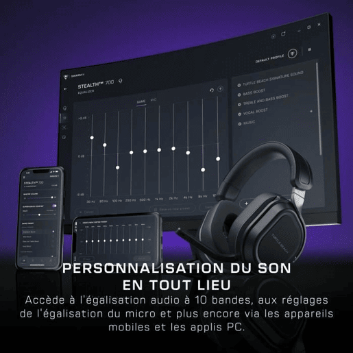 Auriculares com microfone Turtle Beach Stealth 700PC Preto