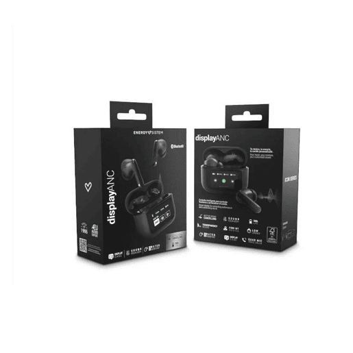Auriculares in Ear Bluetooth Energy Sistem Display ANC Graphite TW Grafite