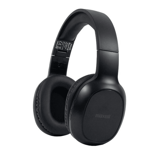 Auriculares Bluetooth Maxell MAXELL HD1 BASS Preto Auriculares Bluetooth Maxell MAXELL HD1 BASS Preto