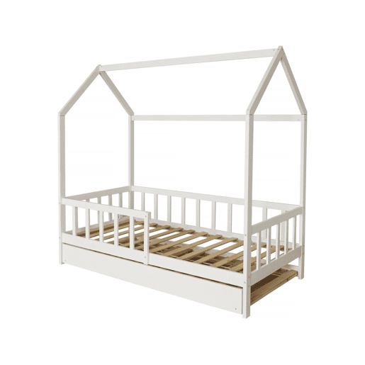 Cama cabine infantil com gaveta Paloma - 90 x 190 cm - Branco