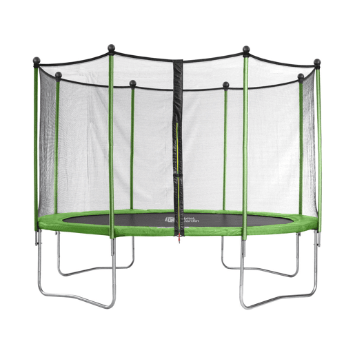 Trampolim Yoopi 2 LUXE - Ø 3,65 m - Com rede + escada + cobertura + kit de âncora