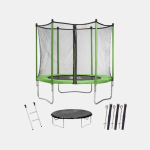 Trampolim Yoopi - Ø 2.44m - com rede de proteção + escada