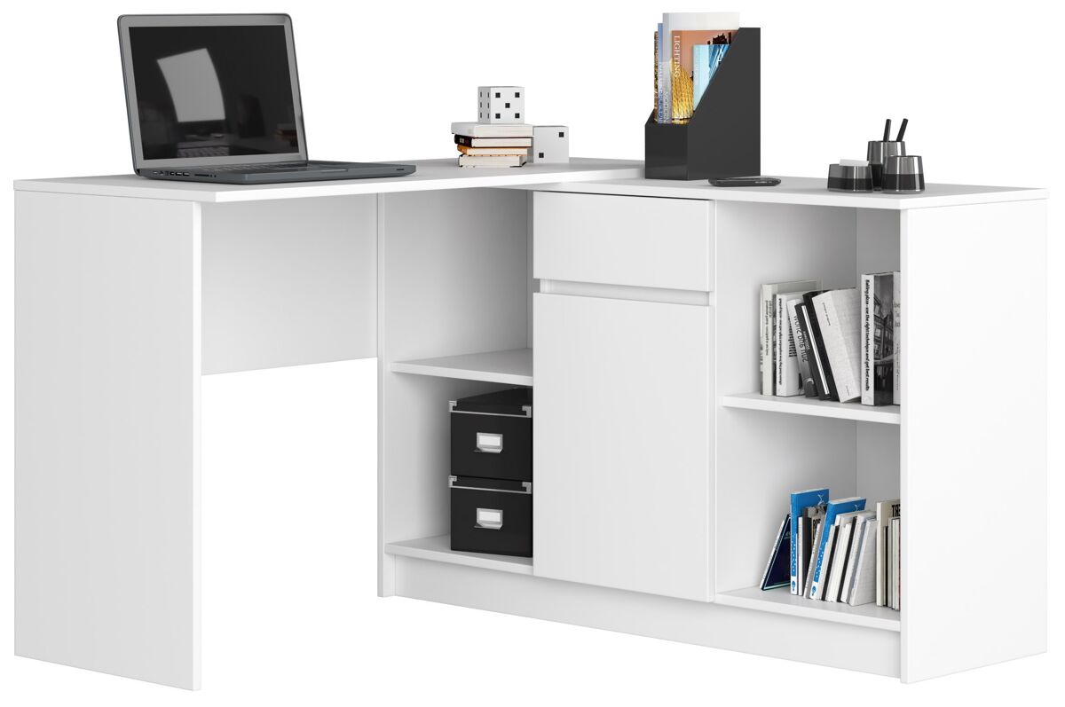 Escritorio esquinero b17 akord color blanco 120 cm