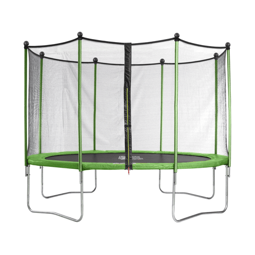 Trampolim Yoopi - Ø 4,25 m - com rede + escada + cobertura + kit de fixação
